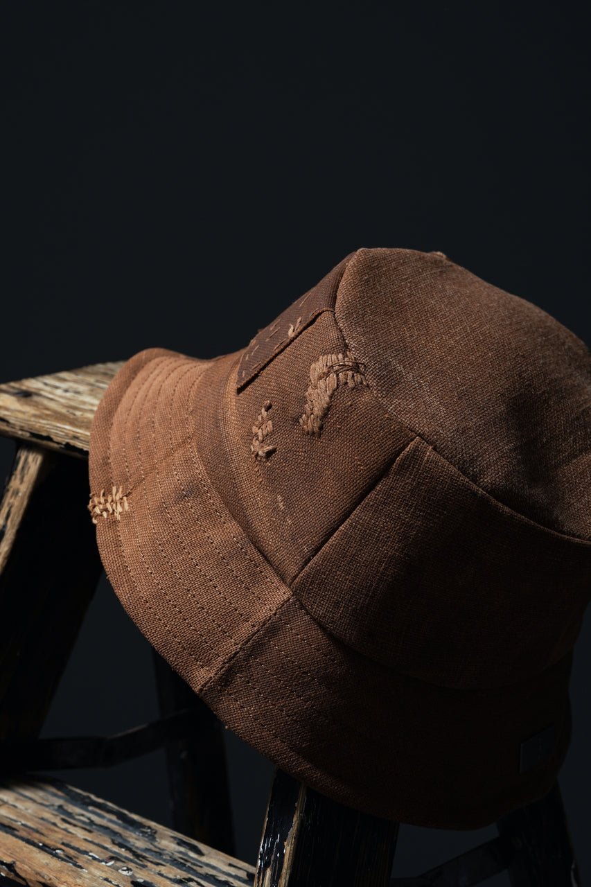 Load image into Gallery viewer, ierib exclusive Bucket Hat / Vintage SAKABUKURO (BROWN #B)