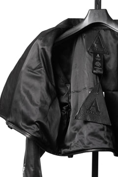 画像をギャラリービューアに読み込む, A LEATHER Short Motor Jacket / LUXE COWHIDE (BLACK)