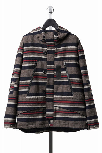 LASTMAN NATIVE BOMBER COAT (BORDER)