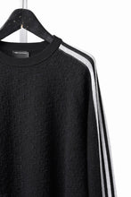 Load image into Gallery viewer, Y-3 Yohji Yamamoto KNITTED 3 STRIPES FRINGY SWEATER (BLACK)