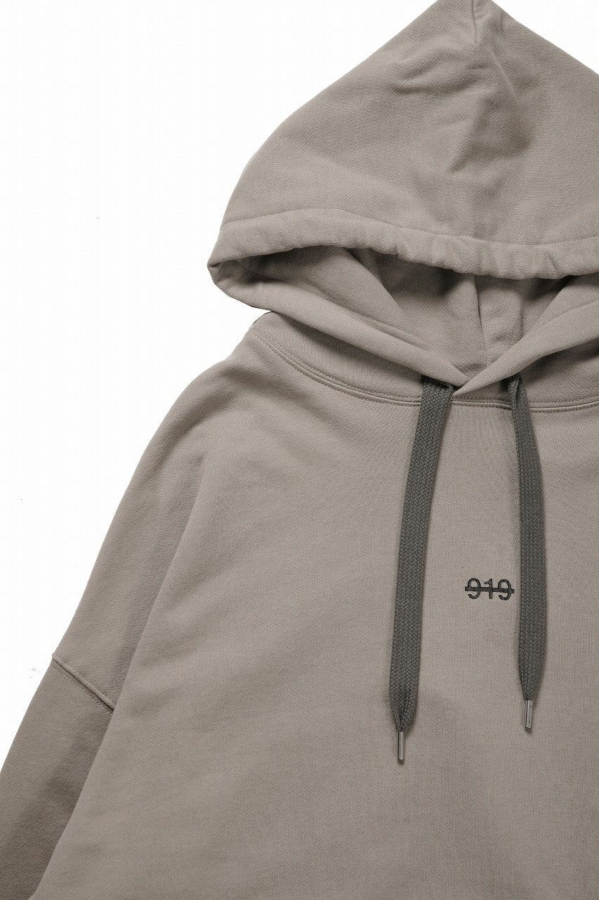 A.F ARTEFACT BACK LOGO SWEAT HOODIE (BEIGE)