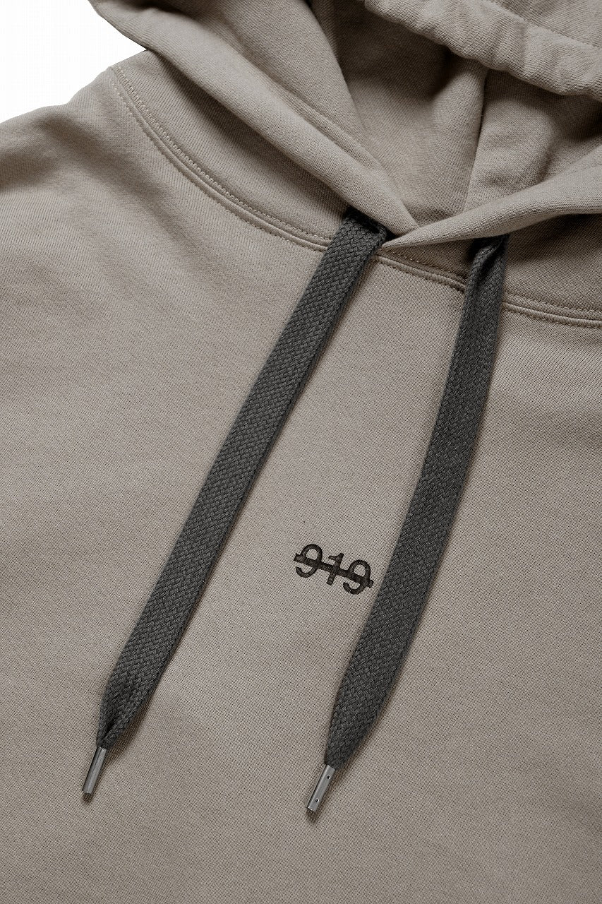 A.F ARTEFACT BACK LOGO SWEAT HOODIE (BEIGE)