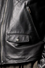 画像をギャラリービューアに読み込む, PORTER CLASSIC PC RIDERS JACKET W / LOVE &amp; PEACE SILVER (BLACK)
