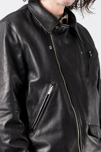 画像をギャラリービューアに読み込む, PORTER CLASSIC PC RIDERS JACKET W / LOVE &amp; PEACE SILVER (BLACK)
