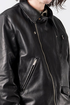 画像をギャラリービューアに読み込む, PORTER CLASSIC PC RIDERS JACKET W / LOVE &amp; PEACE SILVER (BLACK)