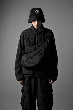 画像をギャラリービューアに読み込む, F/CE. TEXTURED TWILL HORN MINI SHOULDER BAG (BLACK)
