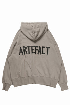 画像をギャラリービューアに読み込む, A.F ARTEFACT BACK LOGO SWEAT HOODIE (BEIGE)