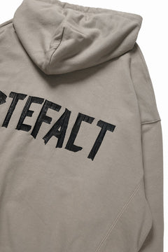 画像をギャラリービューアに読み込む, A.F ARTEFACT BACK LOGO SWEAT HOODIE (BEIGE)