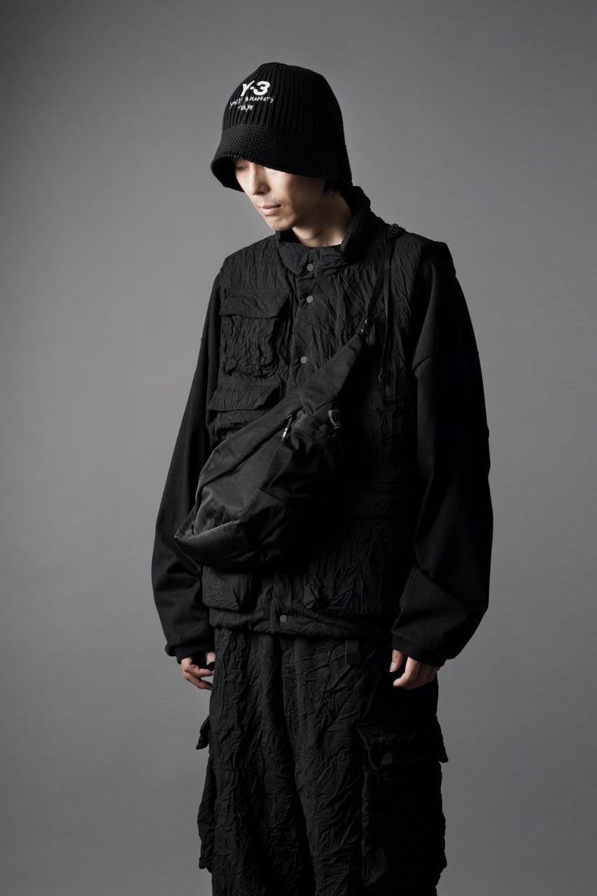 画像をギャラリービューアに読み込む, F/CE. TEXTURED TWILL HORN MINI SHOULDER BAG (BLACK)