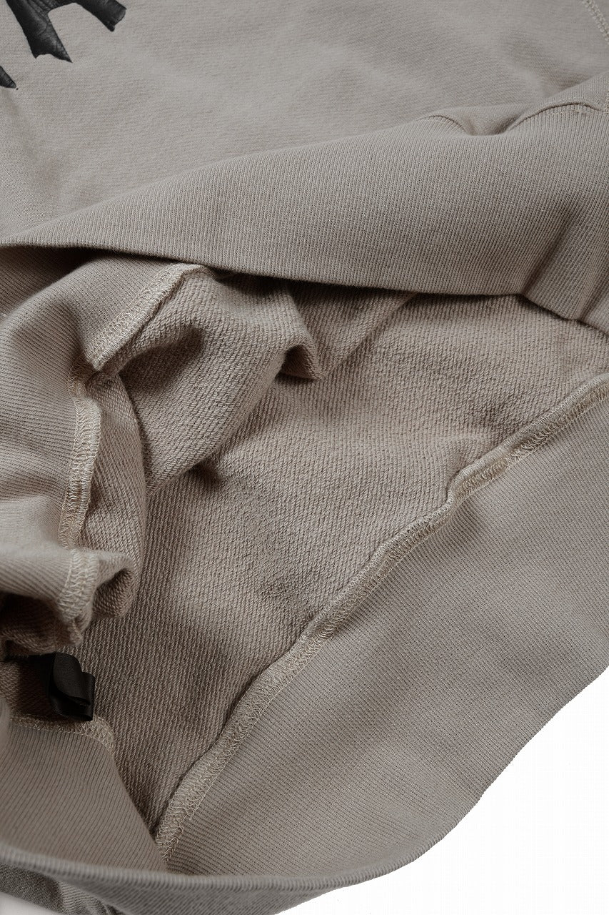 A.F ARTEFACT BACK LOGO SWEAT HOODIE (BEIGE)