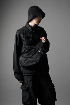 画像をギャラリービューアに読み込む, F/CE. TEXTURED TWILL HORN MINI SHOULDER BAG (BLACK)