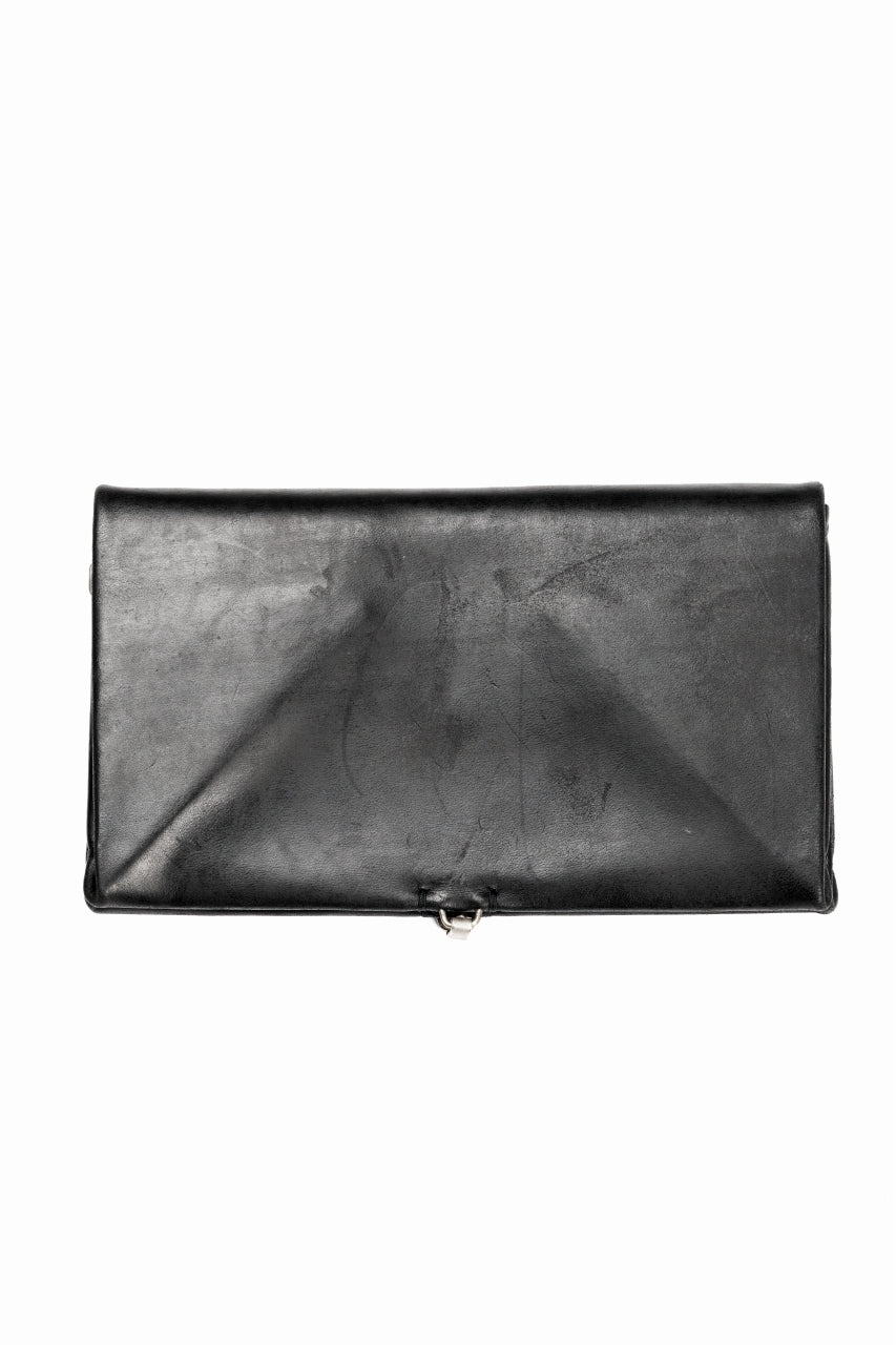 画像をギャラリービューアに読み込む, m.a+ yen double wallet w/hook / W10DH / CU 1,0 (BLACK)