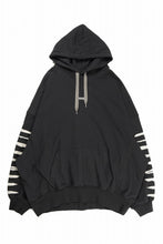 画像をギャラリービューアに読み込む, A.F ARTEFACT JUMBO SWEAT HOODIE / PRINT TYPE-B (BLACK)