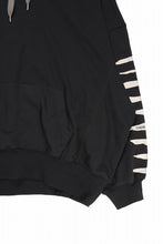 画像をギャラリービューアに読み込む, A.F ARTEFACT JUMBO SWEAT HOODIE / PRINT TYPE-B (BLACK)