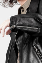 画像をギャラリービューアに読み込む, PORTER CLASSIC PC RIDERS JACKET W / LOVE &amp; PEACE SILVER (BLACK)