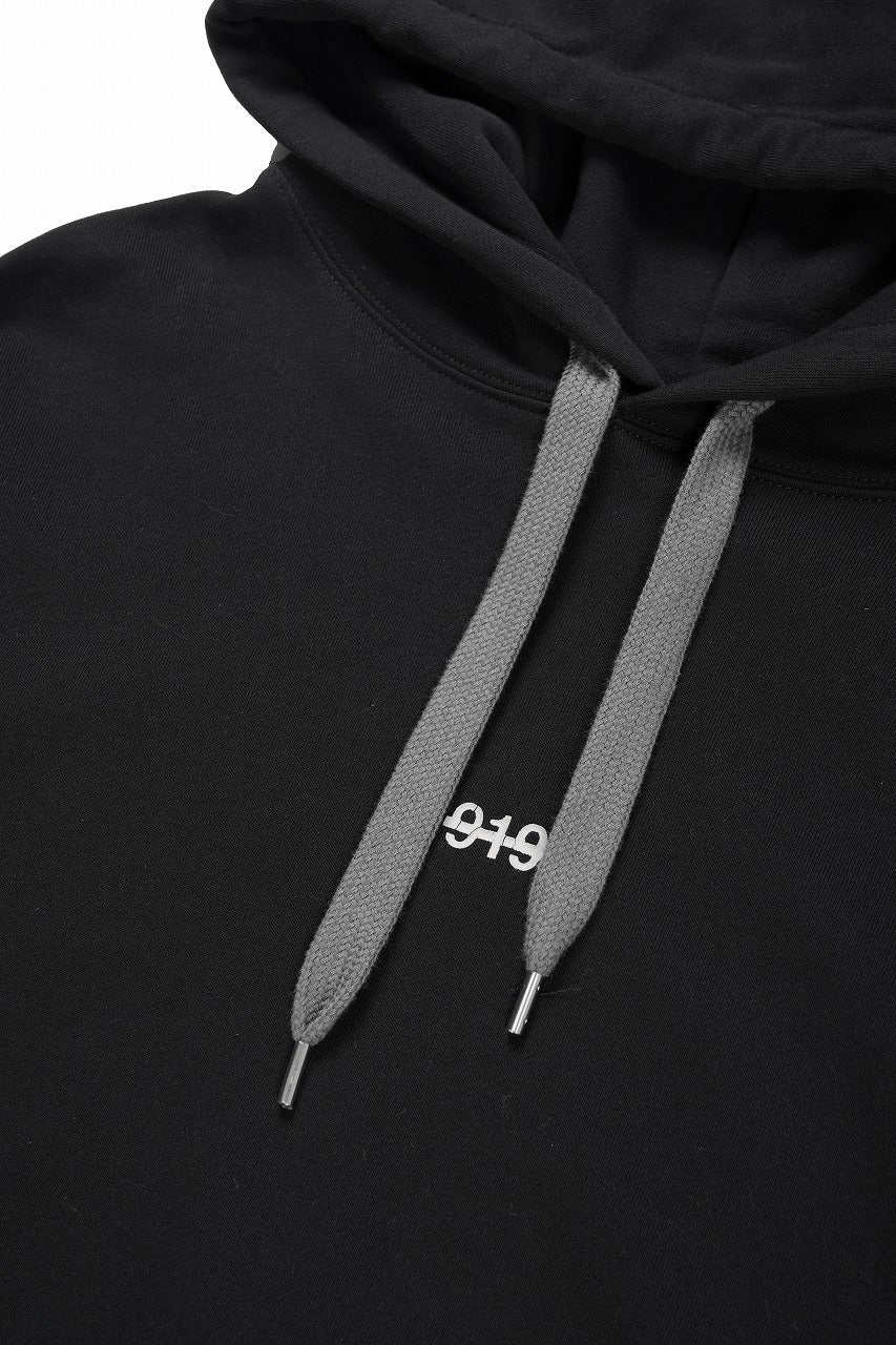 画像をギャラリービューアに読み込む, A.F ARTEFACT JUMBO SWEAT HOODIE / PRINT TYPE-B (BLACK)