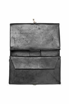 画像をギャラリービューアに読み込む, m.a+ yen double wallet w/hook / W10DH / CU 1,0 (BLACK)