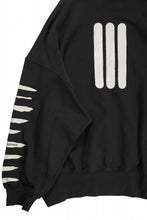 画像をギャラリービューアに読み込む, A.F ARTEFACT JUMBO SWEAT HOODIE / PRINT TYPE-B (BLACK)