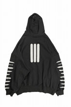 画像をギャラリービューアに読み込む, A.F ARTEFACT JUMBO SWEAT HOODIE / PRINT TYPE-B (BLACK)