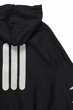 画像をギャラリービューアに読み込む, A.F ARTEFACT JUMBO SWEAT HOODIE / PRINT TYPE-B (BLACK)
