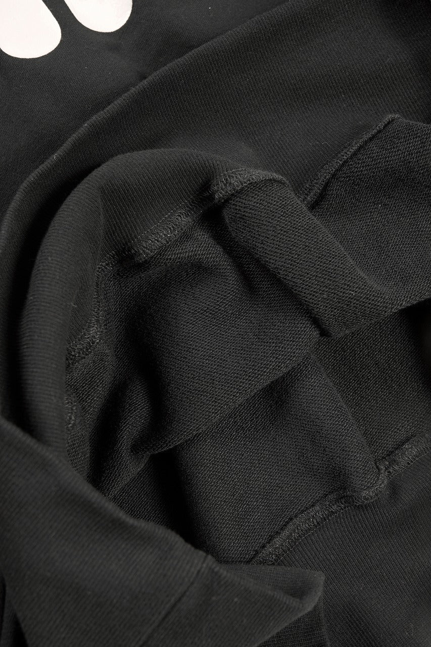 A.F ARTEFACT JUMBO SWEAT HOODIE / PRINT TYPE-B (BLACK)