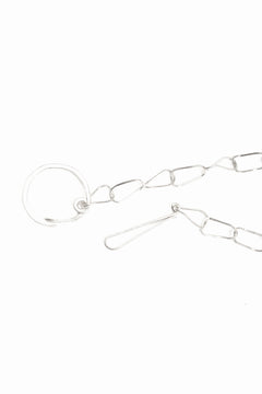 画像をギャラリービューアに読み込む, m.a+ small wallet chain / AC21 / AG (SILVER)