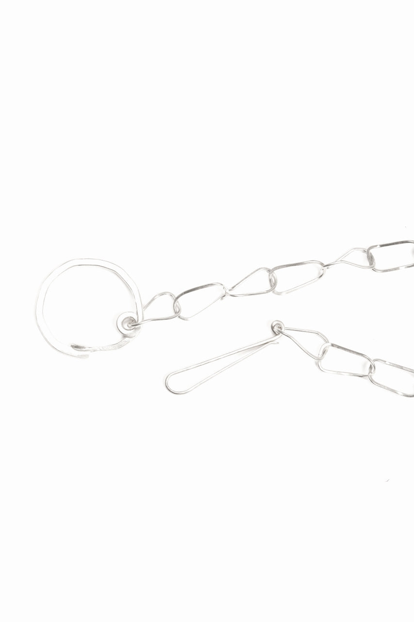 画像をギャラリービューアに読み込む, m.a+ small wallet chain / AC21 / AG (SILVER)