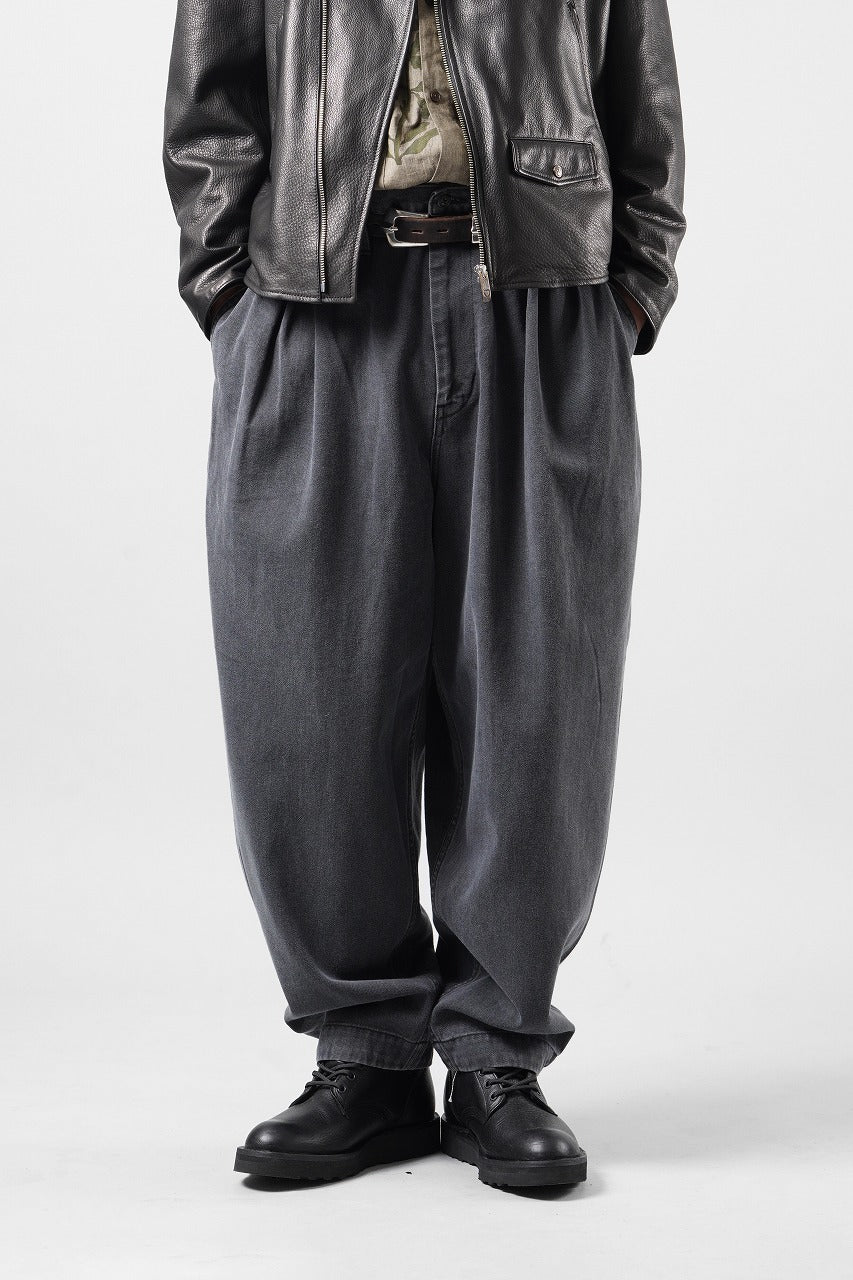 画像をギャラリービューアに読み込む, PORTER CLASSIC WHOLESALE EXCLUSIVE BEBOP PANTS / CLASSIC DENIM (GRAY)