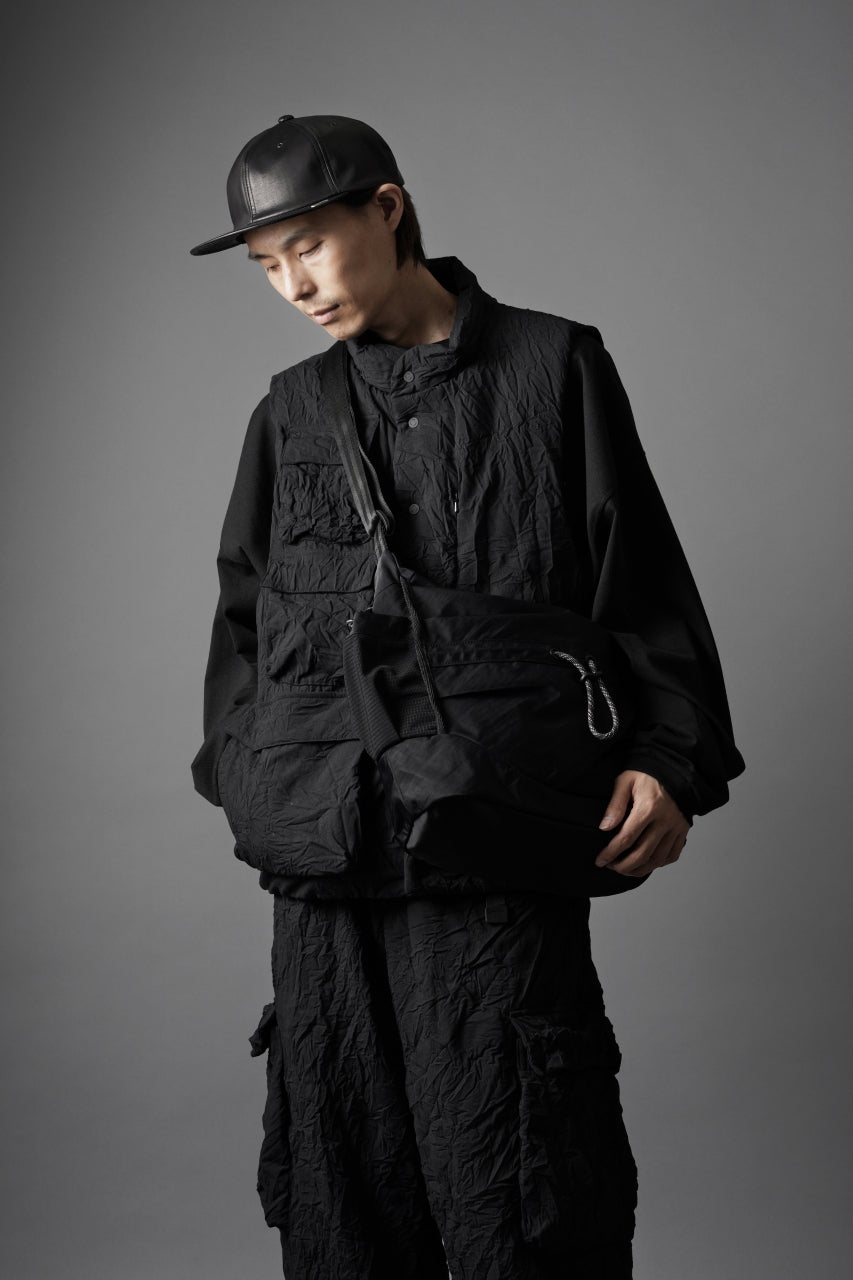 画像をギャラリービューアに読み込む, F/CE. TEXTURED TWILL 2 WAY SHOULDER TOTE (BLACK)