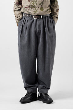 画像をギャラリービューアに読み込む, PORTER CLASSIC WHOLESALE EXCLUSIVE BEBOP PANTS / CLASSIC DENIM (GRAY)