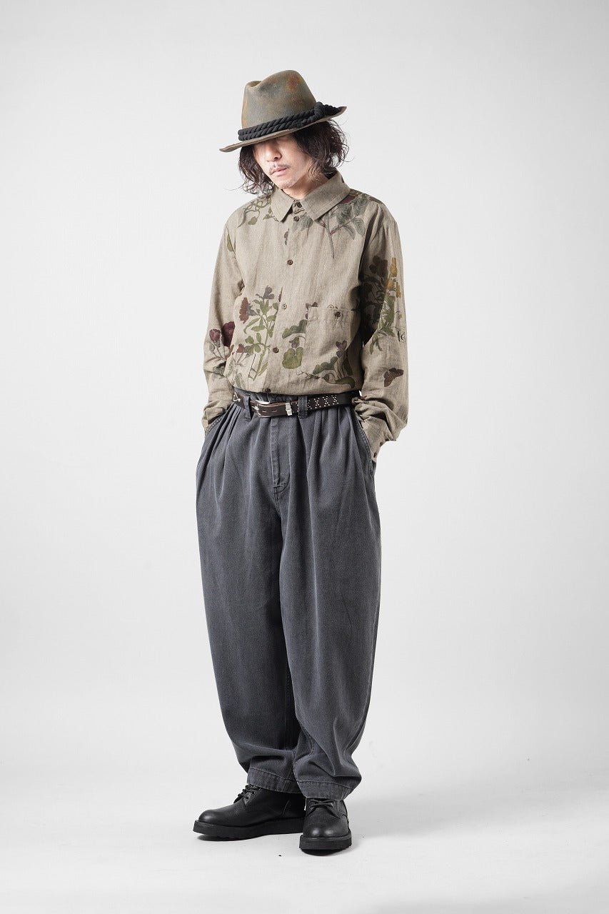 画像をギャラリービューアに読み込む, PORTER CLASSIC WHOLESALE EXCLUSIVE BEBOP PANTS / CLASSIC DENIM (GRAY)
