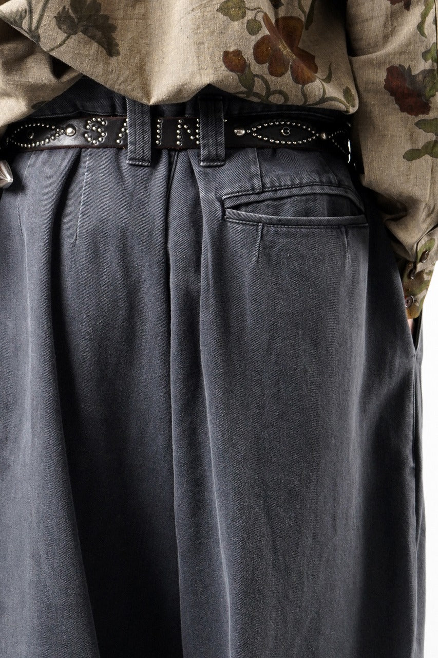 画像をギャラリービューアに読み込む, PORTER CLASSIC WHOLESALE EXCLUSIVE BEBOP PANTS / CLASSIC DENIM (GRAY)