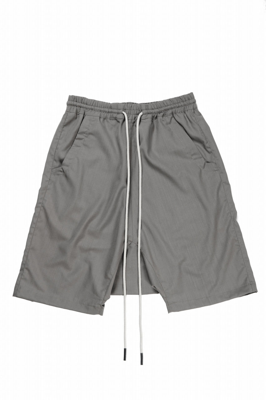 【メール便送料無料対応可】 SHORTS SARROUEL RESORT ARTEFACT A.F / (GREY)の WOOL TROPICAL パンツ