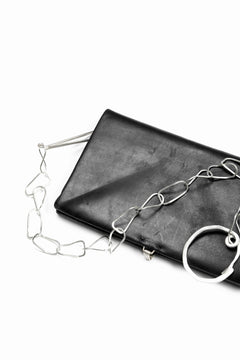 画像をギャラリービューアに読み込む, m.a+ small wallet chain / AC21 / AG (SILVER)