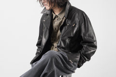画像をギャラリービューアに読み込む, PORTER CLASSIC PC RIDERS JACKET W / LOVE &amp; PEACE SILVER (BLACK)