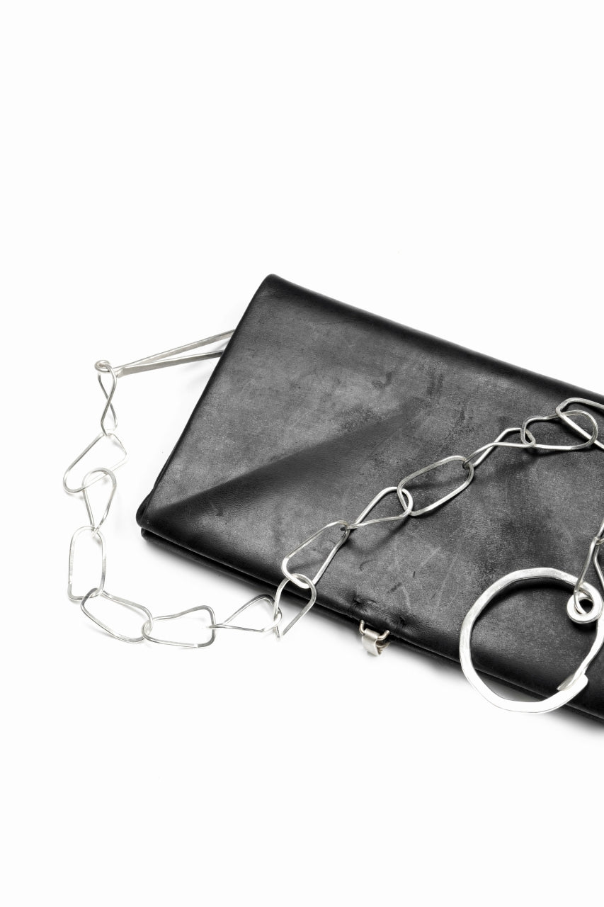 画像をギャラリービューアに読み込む, m.a+ yen double wallet w/hook / W10DH / CU 1,0 (BLACK)