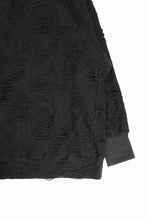 Load image into Gallery viewer, A.F ARTEFACT DOLMAN TOPS / DAMAGE PILE &amp; PLATING KNIT JERSEY (BLACK)