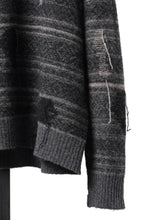 画像をギャラリービューアに読み込む, ISABEL BENENATO High-Neck Jacquard Sweater in Yak  (GRAPHITE)