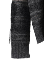画像をギャラリービューアに読み込む, ISABEL BENENATO High-Neck Jacquard Sweater in Yak  (GRAPHITE)