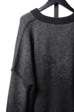画像をギャラリービューアに読み込む, ISABEL BENENATO Yak Cardigan with Shaded Jacquard in Two Colours (GRAPHITE)