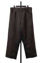 画像をギャラリービューアに読み込む, CHANGES REMAKE CUSTOM STITCH TROUSERS (BROWN)