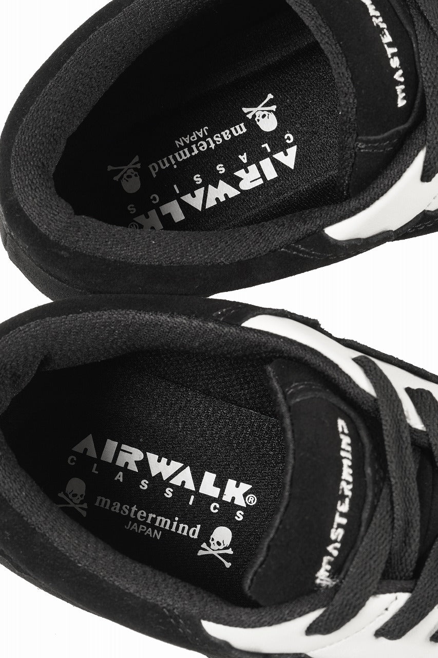 mastermind JAPAN x AIRWALK LOW CUT SNEAKER (BLACK x WHITE)の
