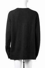 画像をギャラリービューアに読み込む, m.a+ henley raglan long sleeve medium fit knit tops / NT261D / NWA (BLACK)