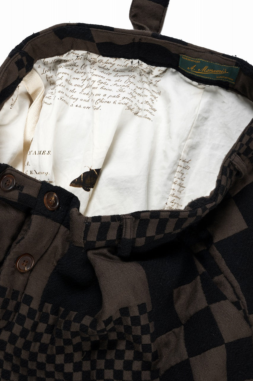 画像をギャラリービューアに読み込む, Aleksandr Manamis exclusive VARITÉ HECTOR PANT (CHECKED)