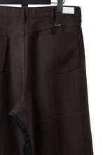 画像をギャラリービューアに読み込む, CHANGES REMAKE CUSTOM STITCH TROUSERS (BROWN)