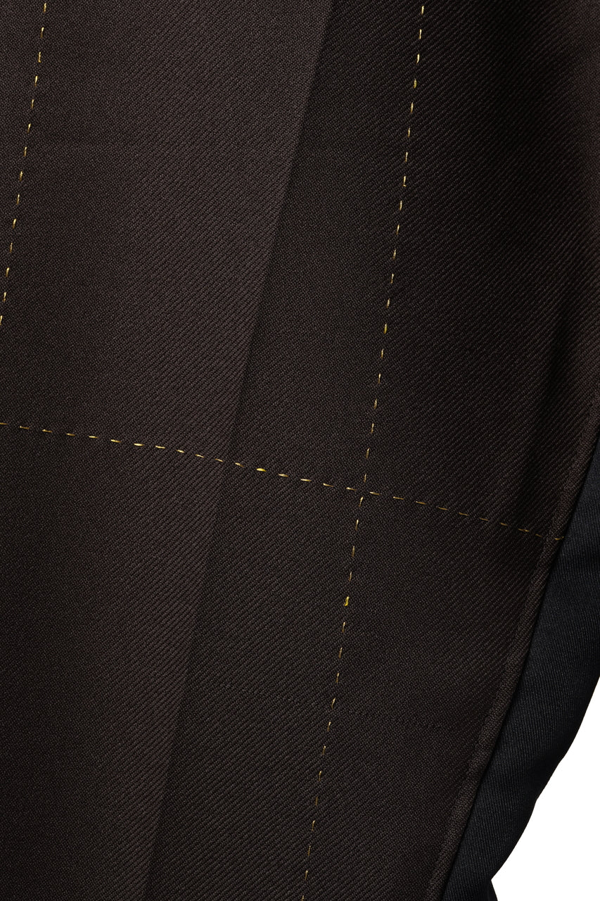 画像をギャラリービューアに読み込む, CHANGES REMAKE CUSTOM STITCH TROUSERS (BROWN)