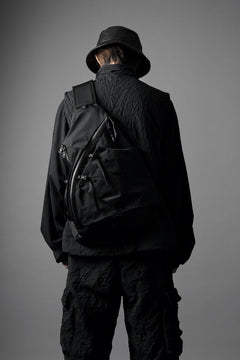 画像をギャラリービューアに読み込む, F/CE. TEXTURED TWILL 3 POINTS SLINGER BAG (BLACK)
