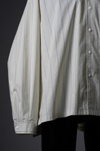 Load image into Gallery viewer, F/CE. RECYCLE OPEN COLLAR SHIRT (IVORY STRIPE)