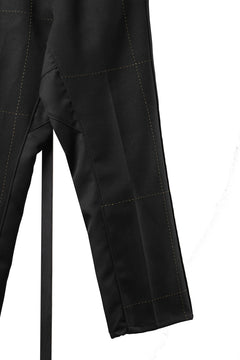 Load image into Gallery viewer, CHANGES REMAKE CUSTOM STITCH TROUSERS (BLACK #B)