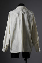 Load image into Gallery viewer, F/CE. RECYCLE OPEN COLLAR SHIRT (IVORY STRIPE)